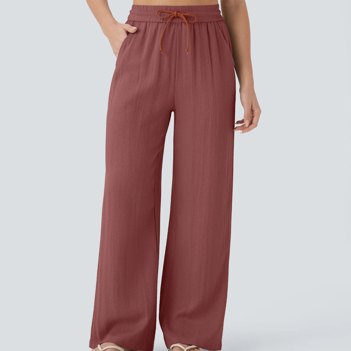 Summer sale⚡️【Creator’s Pick】Drawstring Wide Leg Casual Pants