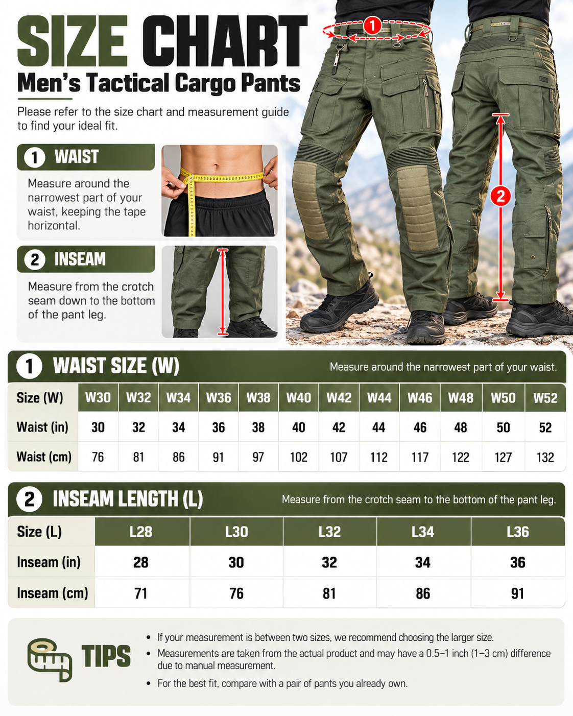 ⏰ CLEARANCE SALE – While Supplies Last! 🔥Men's Heavy-Duty Cargo Pants with Knee Protection