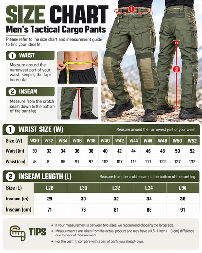 ⏰ CLEARANCE SALE – While Supplies Last! 🔥Men's Heavy-Duty Cargo Pants with Knee Protection