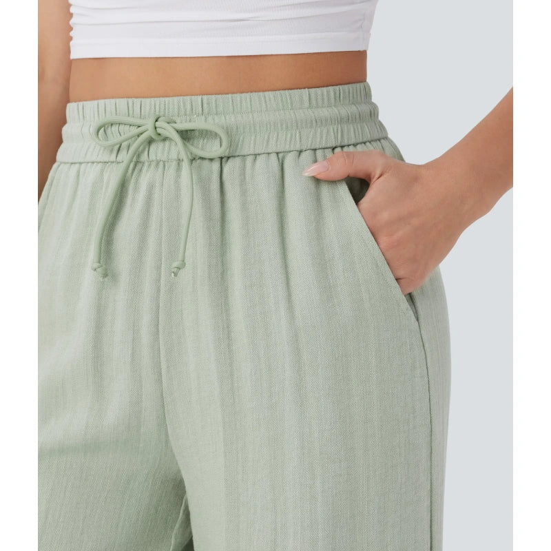 Summer sale⚡️【Creator’s Pick】Drawstring Wide Leg Casual Pants