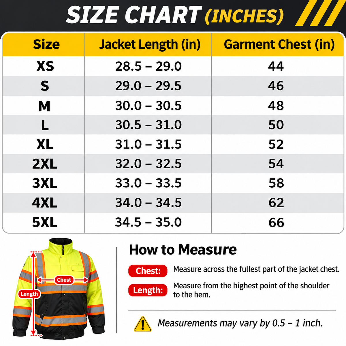 Men's High-Visibility Reflective Waterproof Hooded Work Jacket