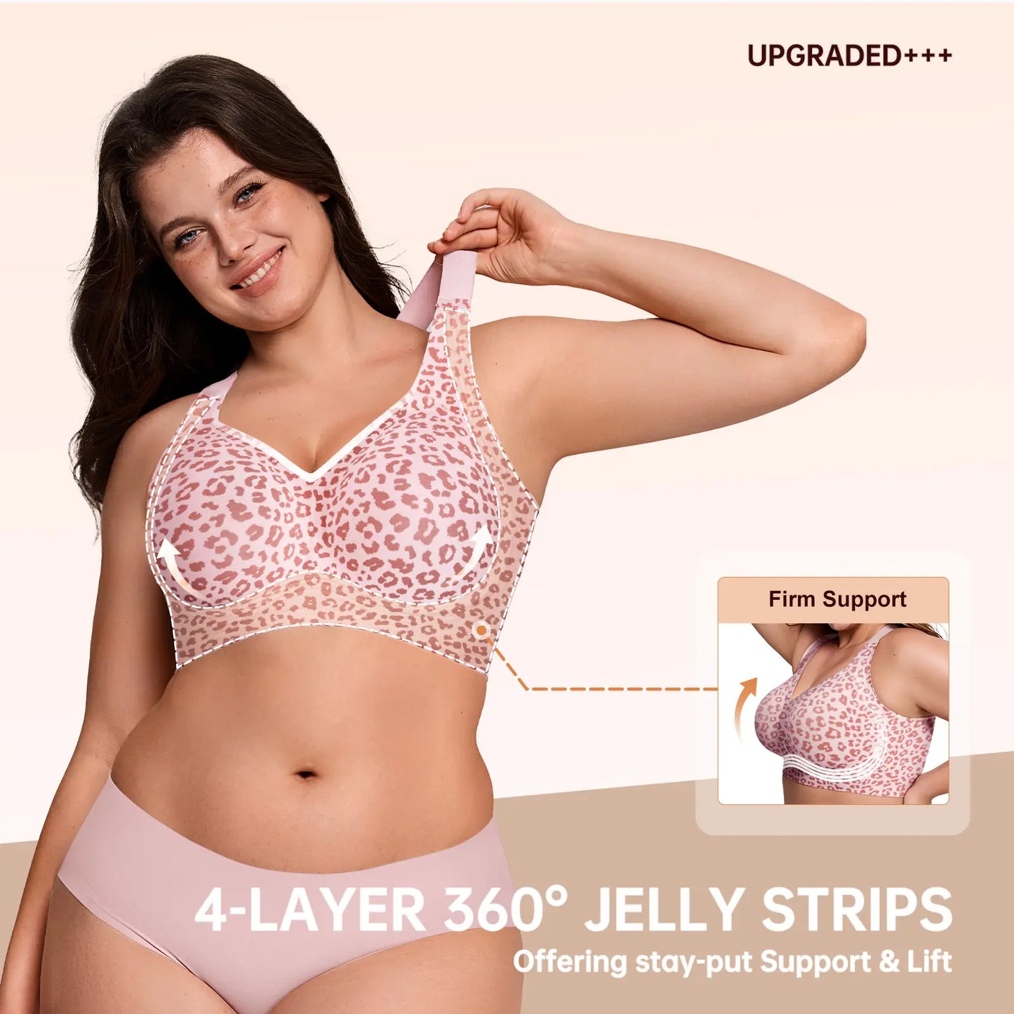 🏆 Ends Today: 77% OFF! 🔥Women Jelly Bra Supportive Seamless Bras