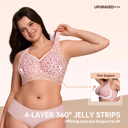 🏆 Ends Today: 77% OFF! 🔥Women Jelly Bra Supportive Seamless Bras