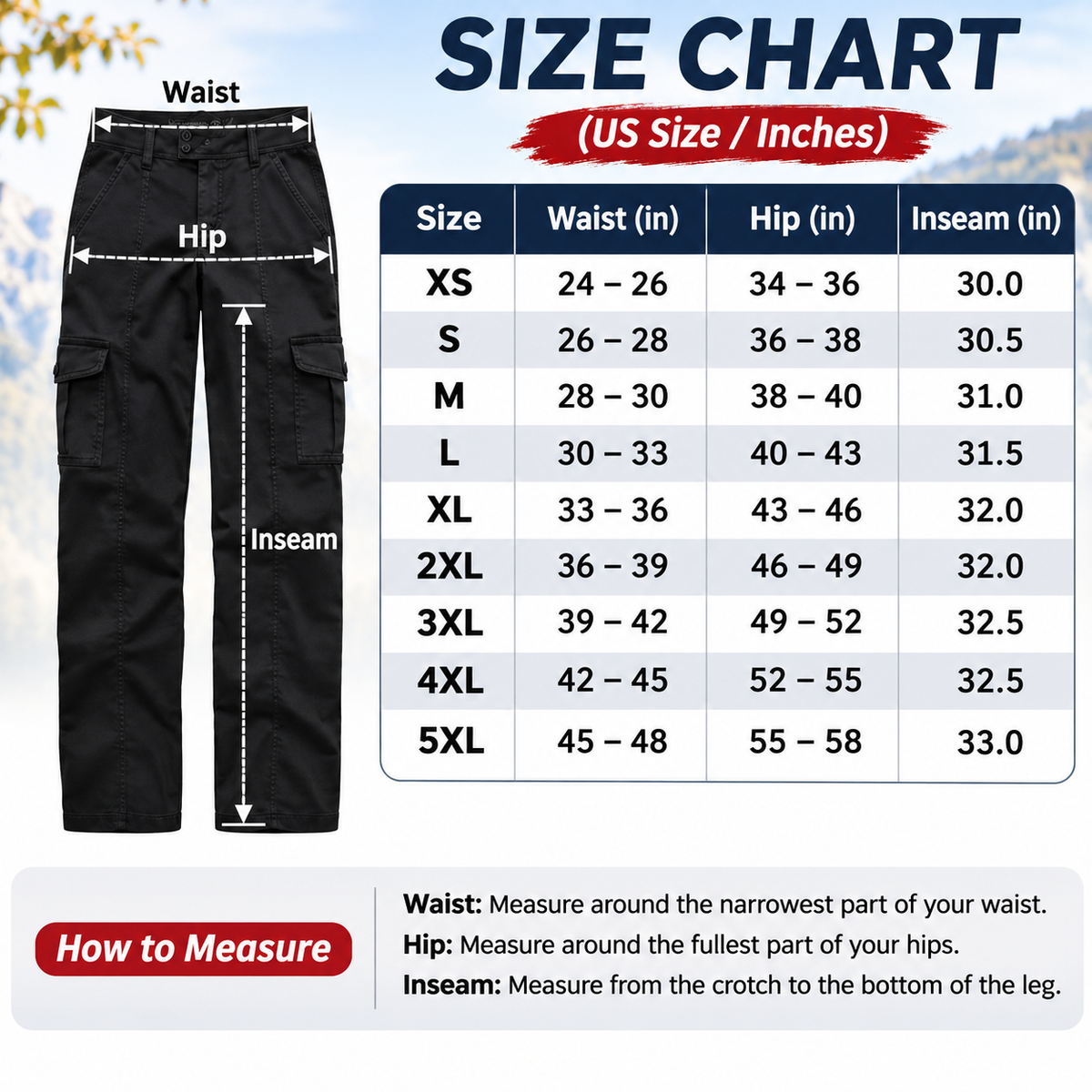 Low-Rise Cargo Pant