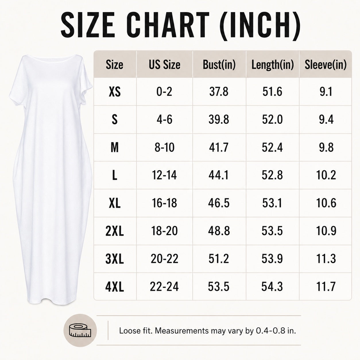 Women's Casual Batwing Sleeve Comfy Dress - with Pockets