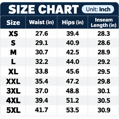 Men's Plain Multi-Pocket Utility Pants