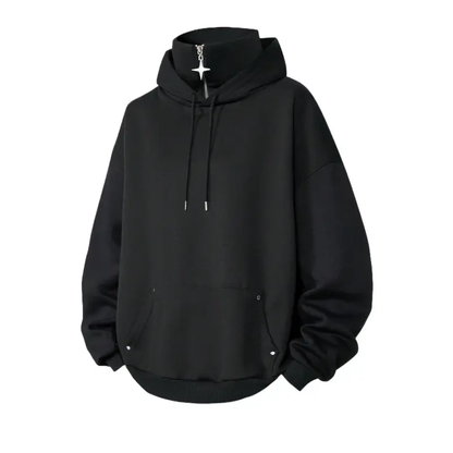 Men’s Loose-Fit Half-Zip Hoodie