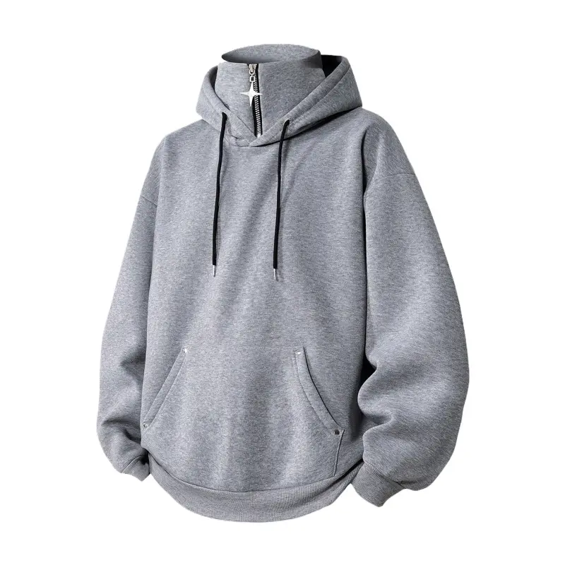 Men’s Loose-Fit Half-Zip Hoodie