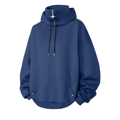 Men’s Loose-Fit Half-Zip Hoodie
