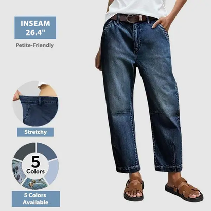 🔥 BUY 4, GET 1 FREE! 👖Women’s Comfy Stretch Barrel Jeans