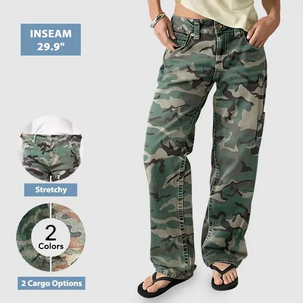 🔥 BUY 4, GET 1 FREE! 👖Women’s Comfy Stretch Barrel Jeans