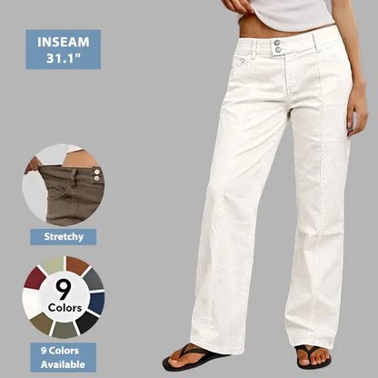 🔥 BUY 4, GET 1 FREE! 👖Women’s Comfy Stretch Barrel Jeans