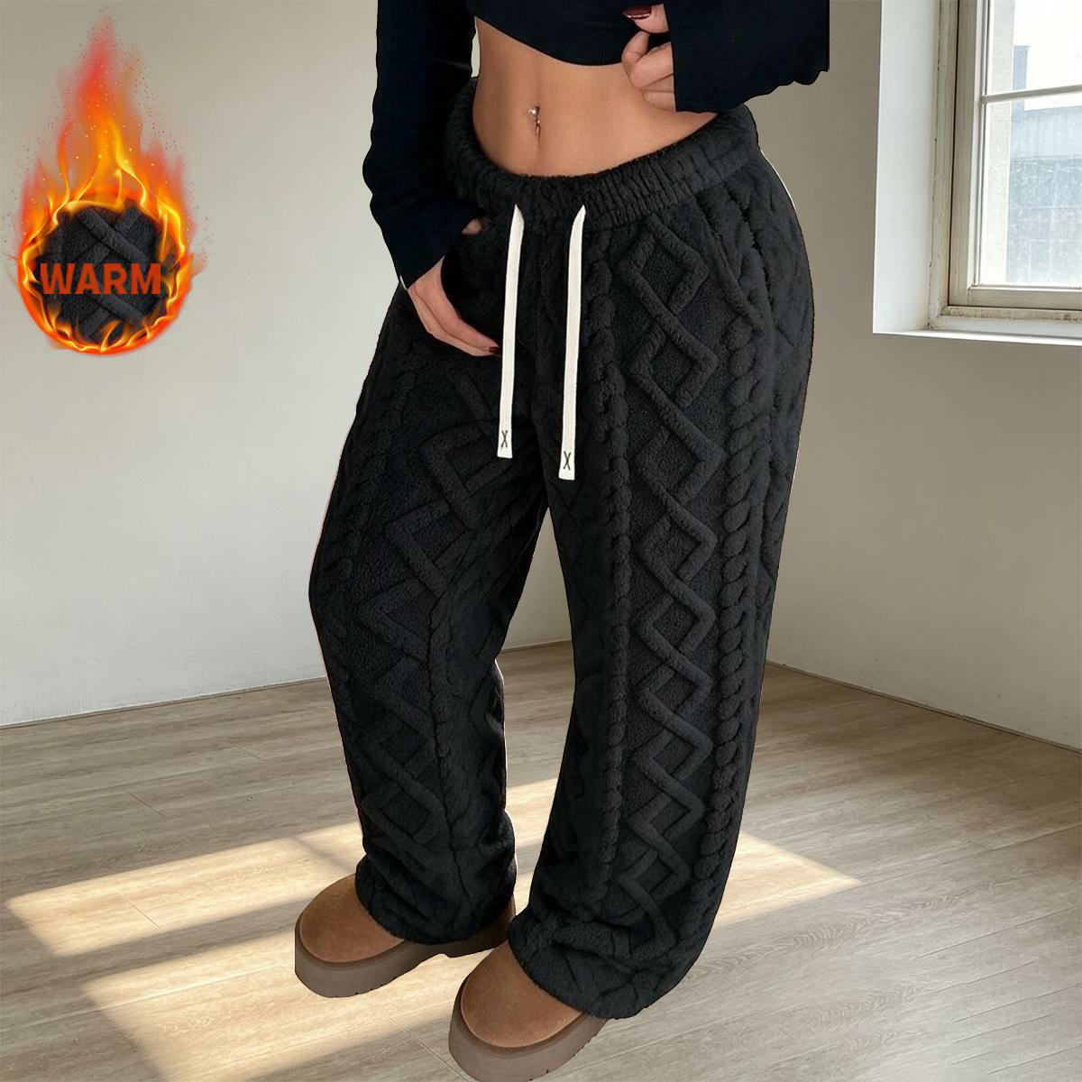 Women's Retro Fleece Pants