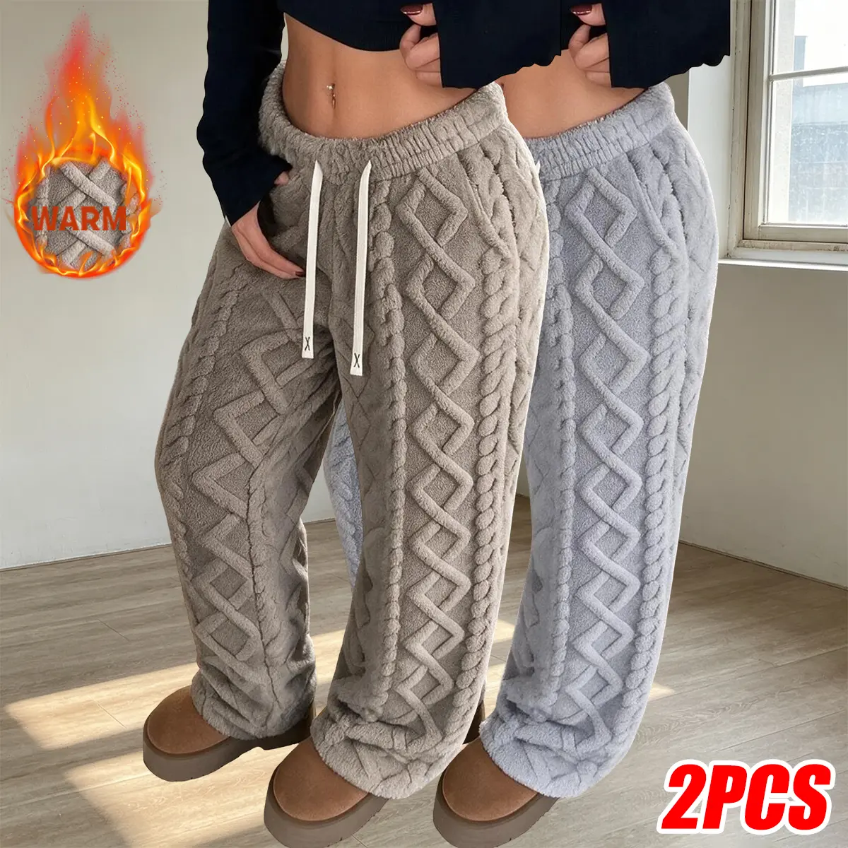 Women's Retro Fleece Pants