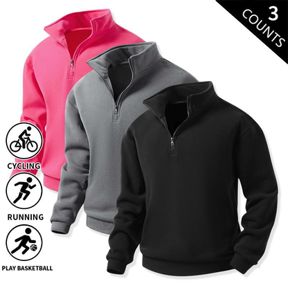 Men’s Quarter-Zip Fleece Sweatshirts