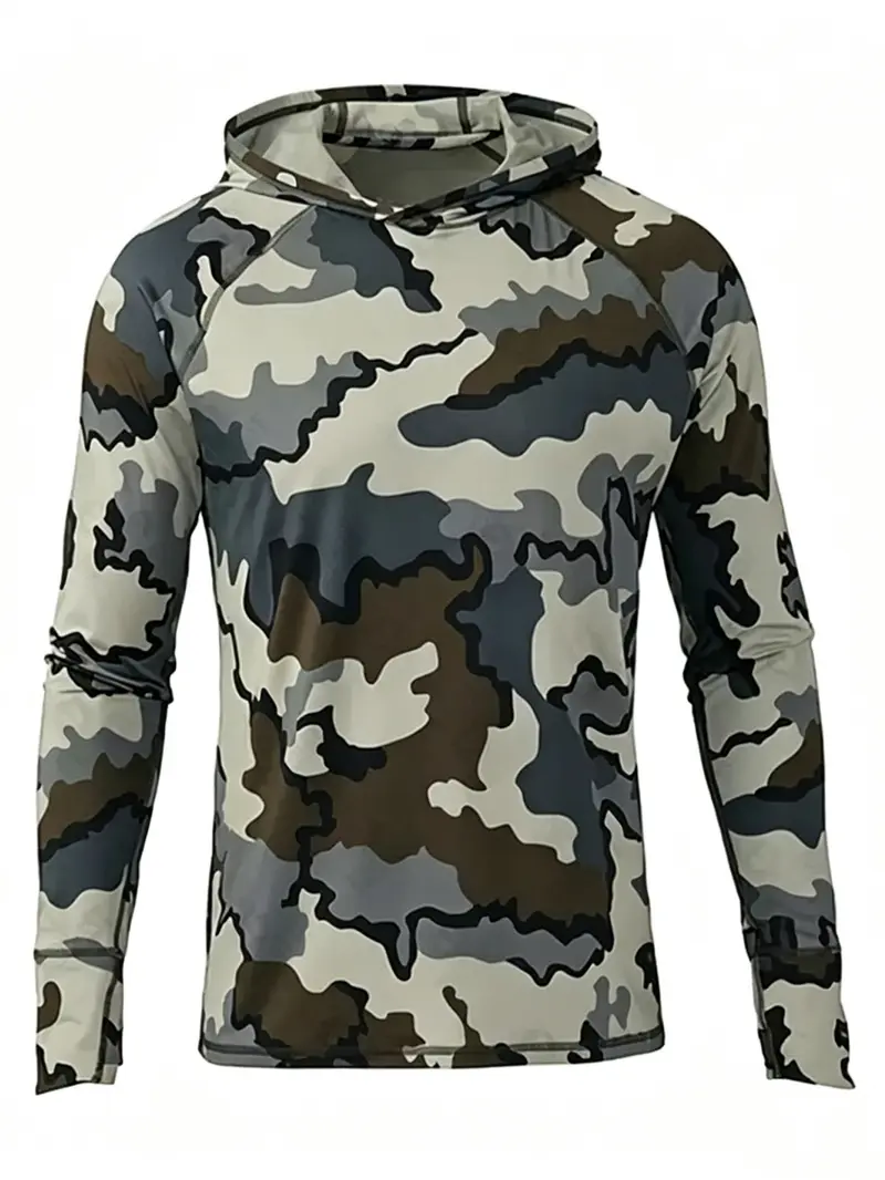 Men's UV-Protective Milk Silk Outdoor Sun Hoodie