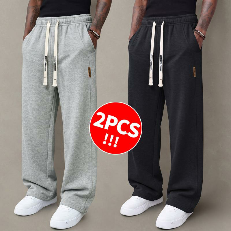 Men’s casual pants —loose straight-leg