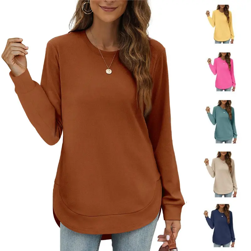 Womens Sweatshirt Crewneck Long Sleeve Shirts