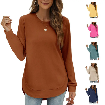 Womens Sweatshirt Crewneck Long Sleeve Shirts