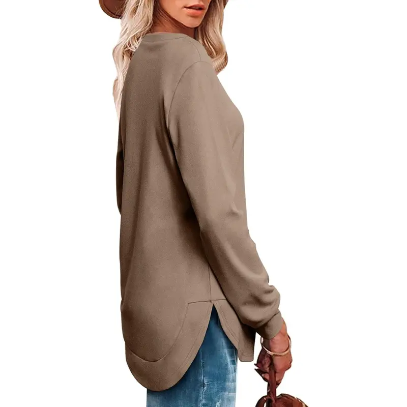 Womens Sweatshirt Crewneck Long Sleeve Shirts