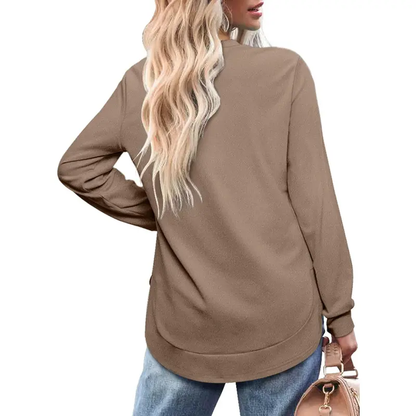 Womens Sweatshirt Crewneck Long Sleeve Shirts