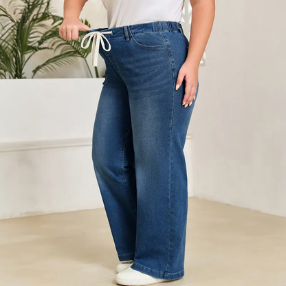 Women's Plus Size Wide Leg Jeans
