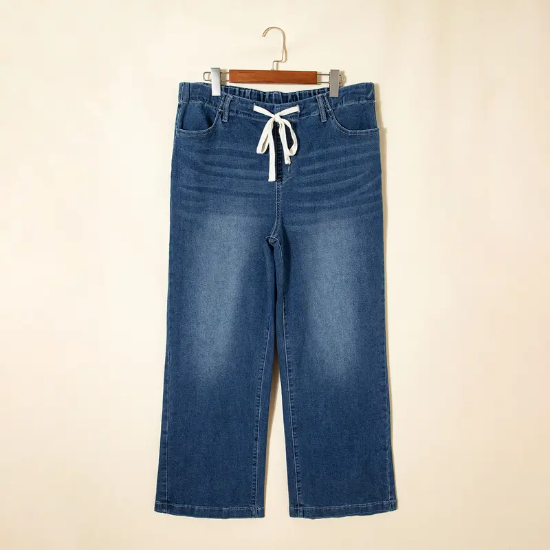 Women's Plus Size Wide Leg Jeans