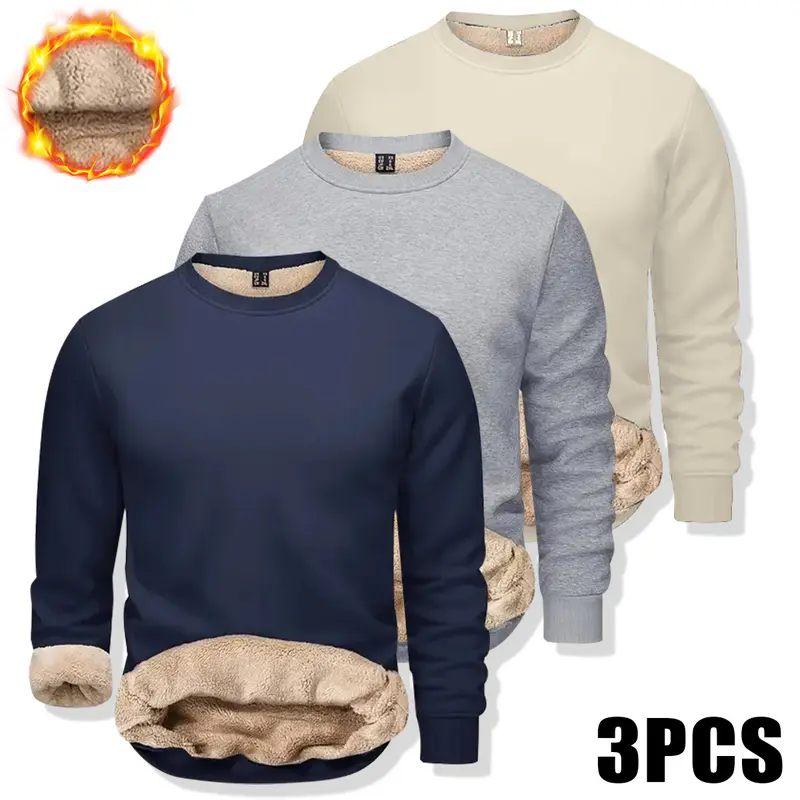 Men's Fitted Crewneck Sweatshirts