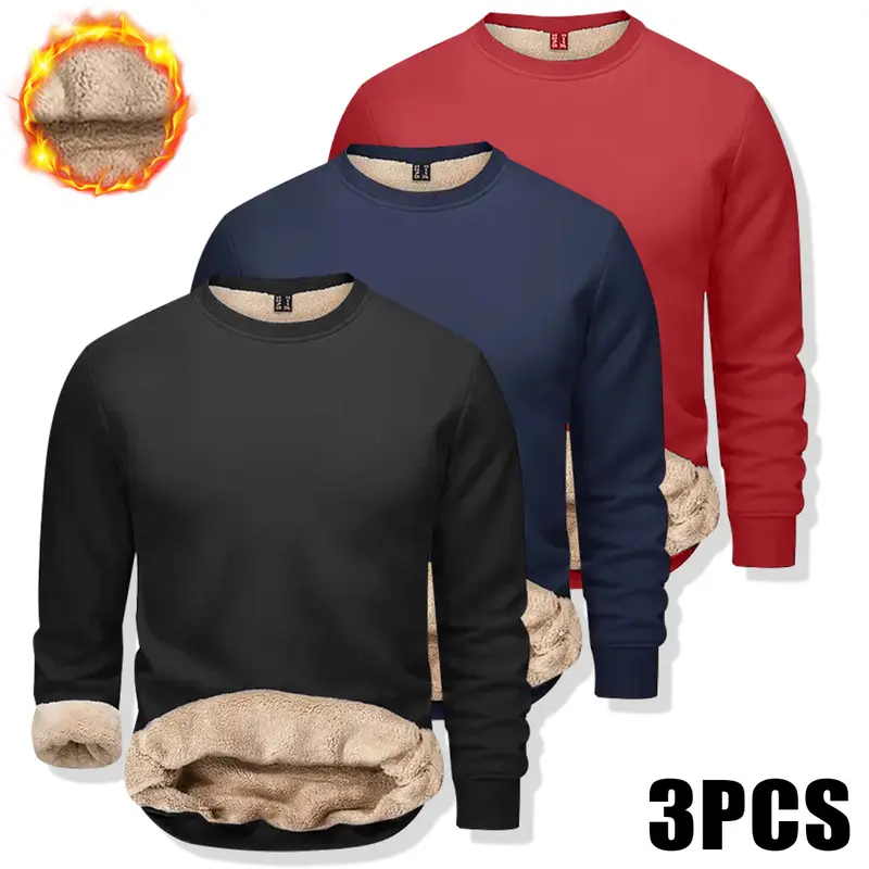 Men's Fitted Crewneck Sweatshirts