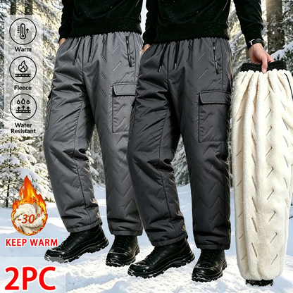 Men's thick winter ski work pants