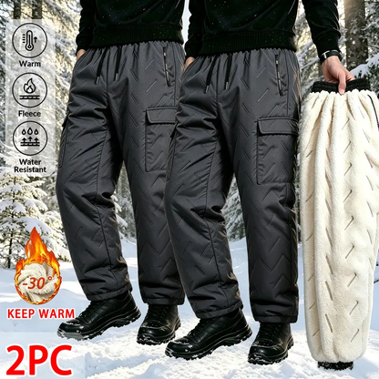 Men's thick winter ski work pants