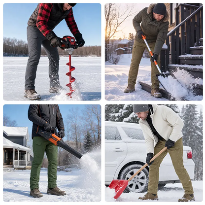 Men's Fleece-Lined Tactical Cargo Pants