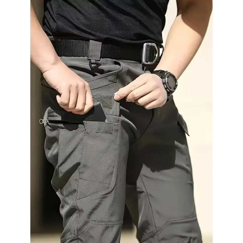 Men's Fleece-Lined Tactical Cargo Pants