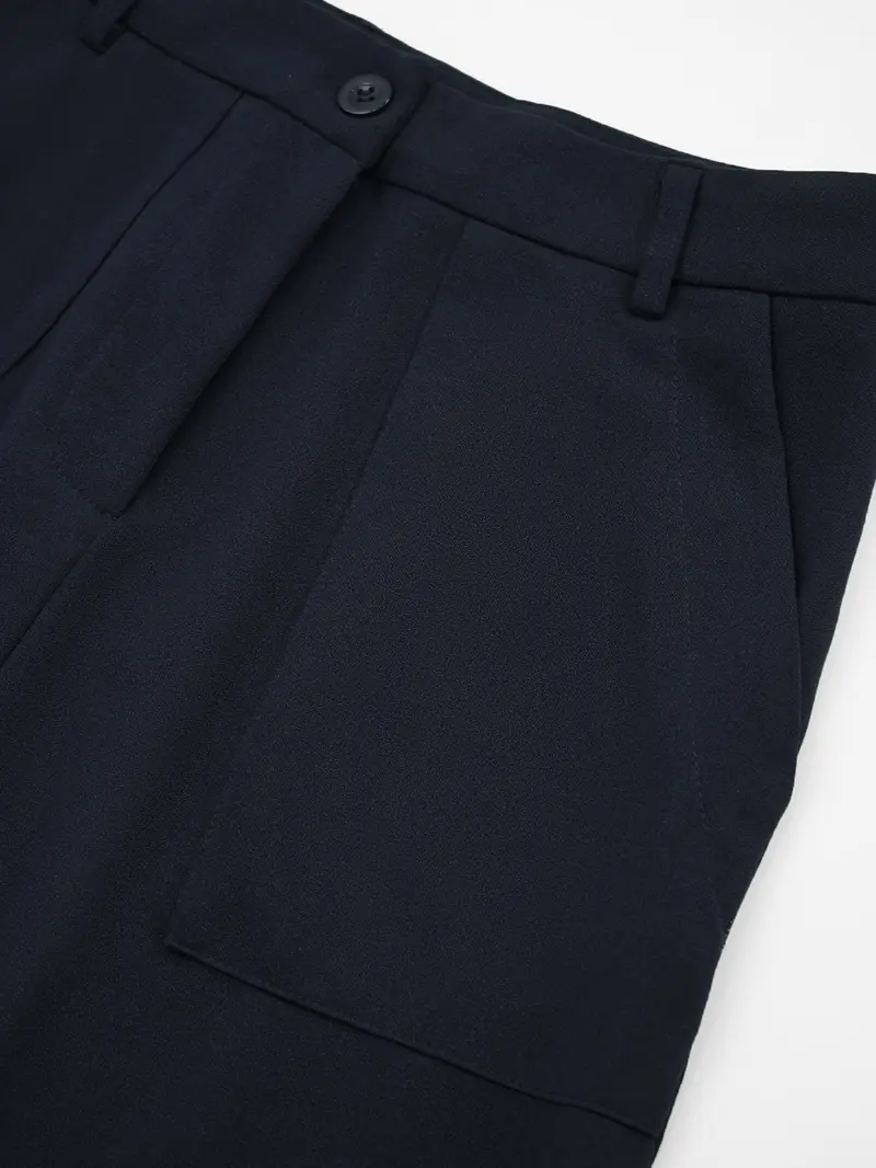 Women's High-Waisted Straight Leg Pants