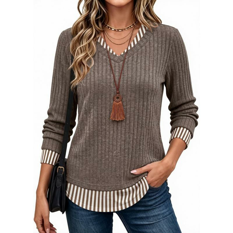 Womens Long Sleeve Shirts Lightweight Tunic Sweaters