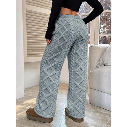 Winter Women's Lamb Fleece Long Pants