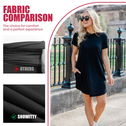 Flash Sale🔥Women's Casual T-Shirt Dress with Pockets
