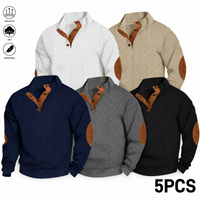 5 PACK ONLY $19-White + Beige + Navy Blue + Gray + Black