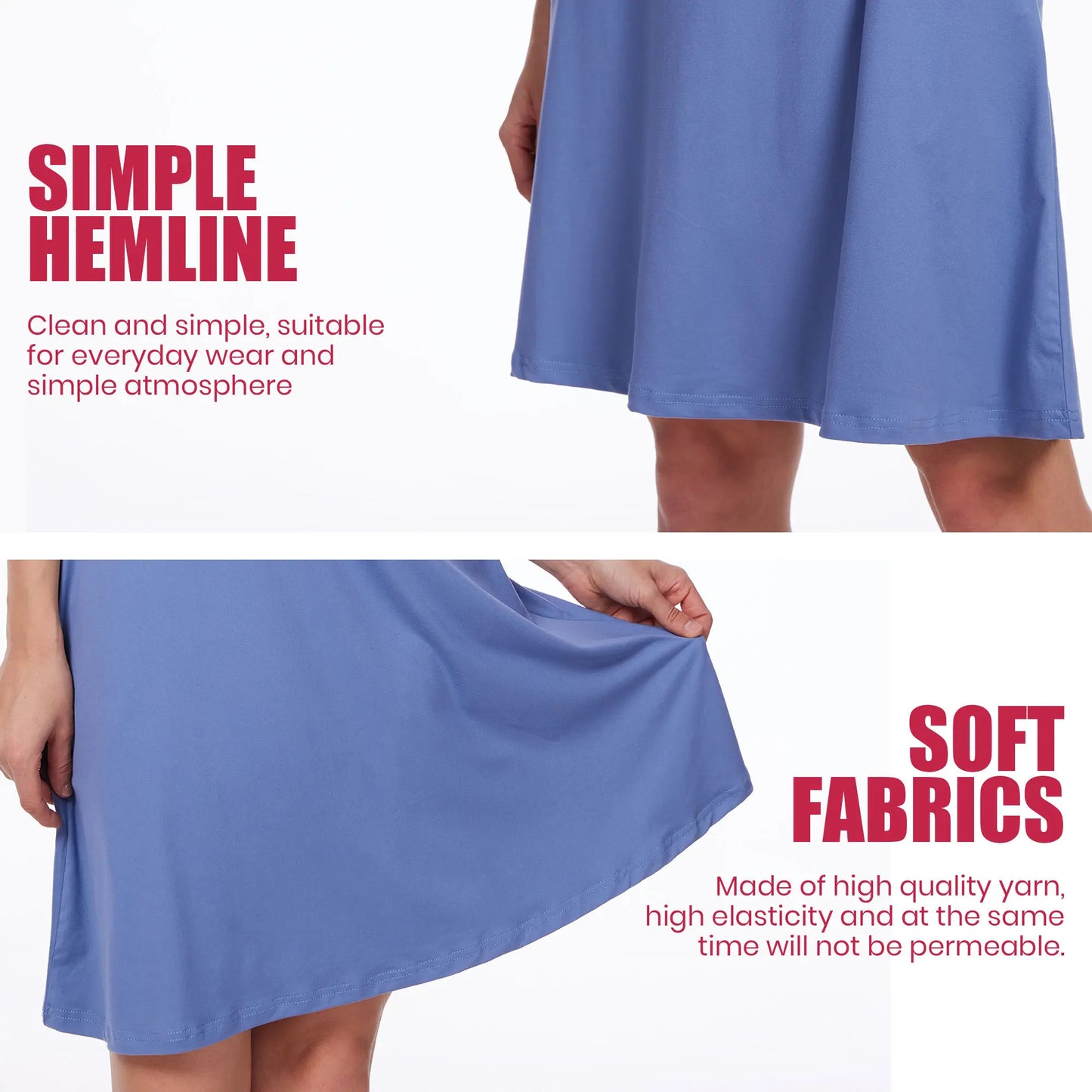 Flash Sale🔥Women's Casual T-Shirt Dress with Pockets