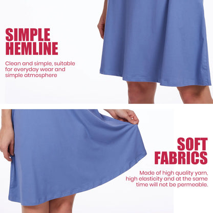 Flash Sale🔥Women's Casual T-Shirt Dress with Pockets