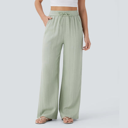 Summer sale⚡️【Creator’s Pick】Drawstring Wide Leg Casual Pants