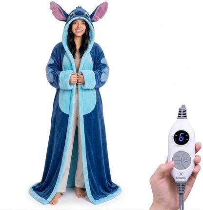 Christmas Limited Edition🔥Wearable Heated Blanket with Foot Pocket Sherpa🔥Overheat Protection & Auto Shut-Off