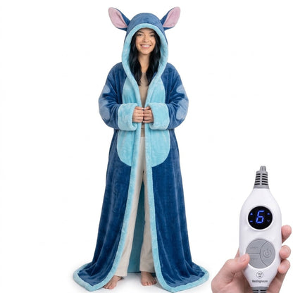 Christmas Limited Edition🔥Wearable Heated Blanket with Foot Pocket Sherpa🔥Overheat Protection & Auto Shut-Off